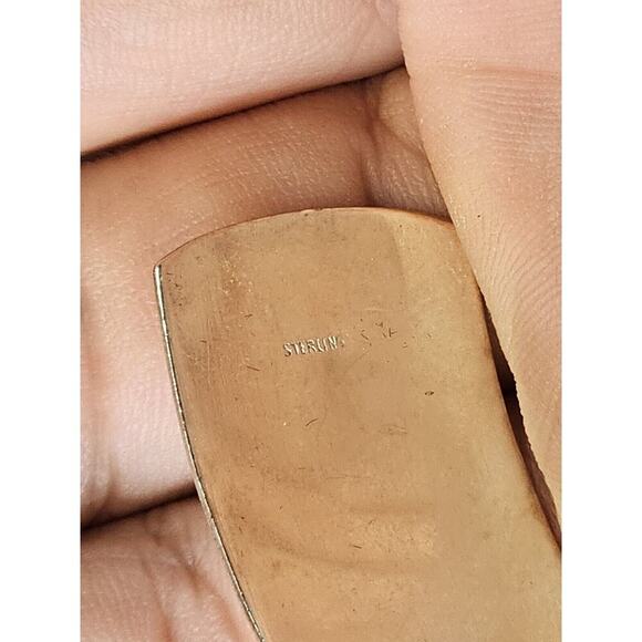 Vintage 925 Gorilla Bangle/Bracelet - Garnet Eye (Missing Stone & Tarnished) - Picture 7 of 10